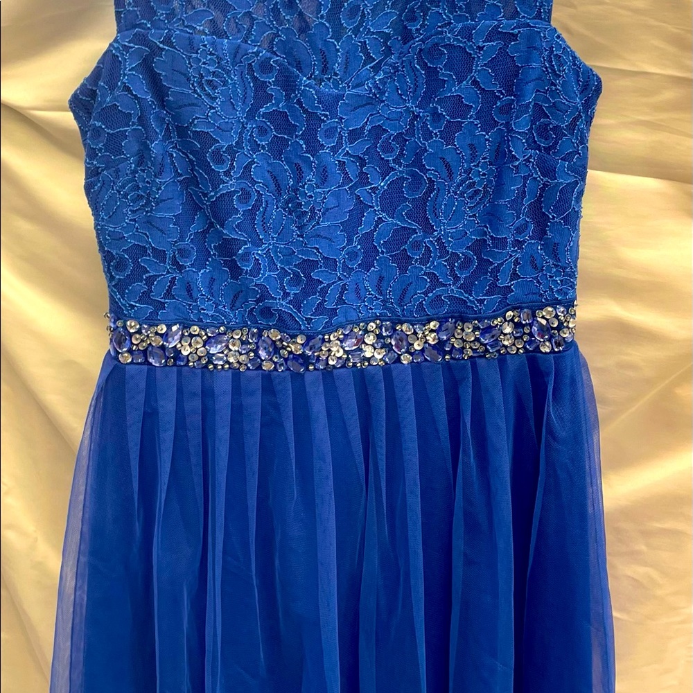 Speeckless little blue dress